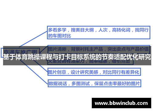 基于体育跳操课程与打卡目标系统的节奏适配优化研究